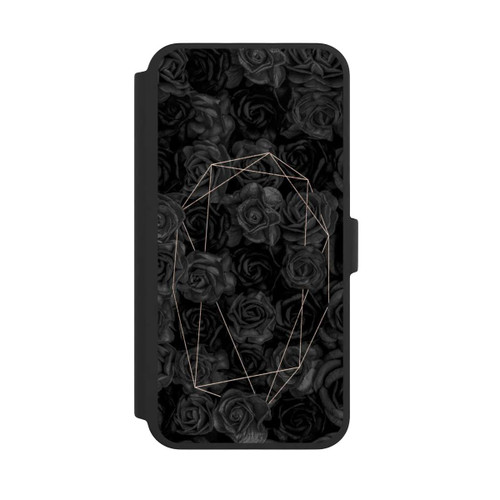 Apple iPhone 16 Pro Max NIVOflip Schwarze Rosen