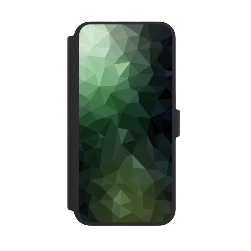 iPhone 16 Pro Max NIVOflip Polygonal Mosaic Green