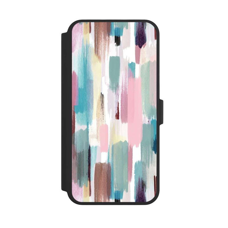 iPhone 16 Pro Max NIVOflip Abstrakte Pinselstriche in Pastelltönen