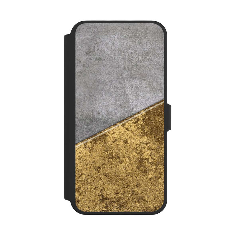 iPhone 16 Pro Max NIVOflip Beton und Goldlook