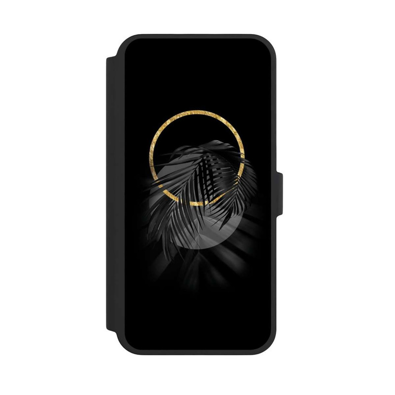 iPhone 16 Pro Max NIVOflip Feuille tropicale noire