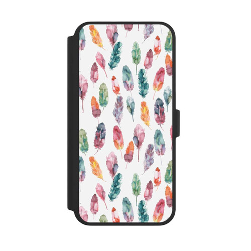 Apple iPhone 16 Pro Max NIVOflip Boho Watercolor Feathers