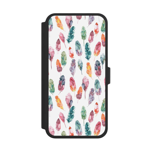 Apple iPhone 16 Pro Max NIVOflip Boho Watercolor Feathers