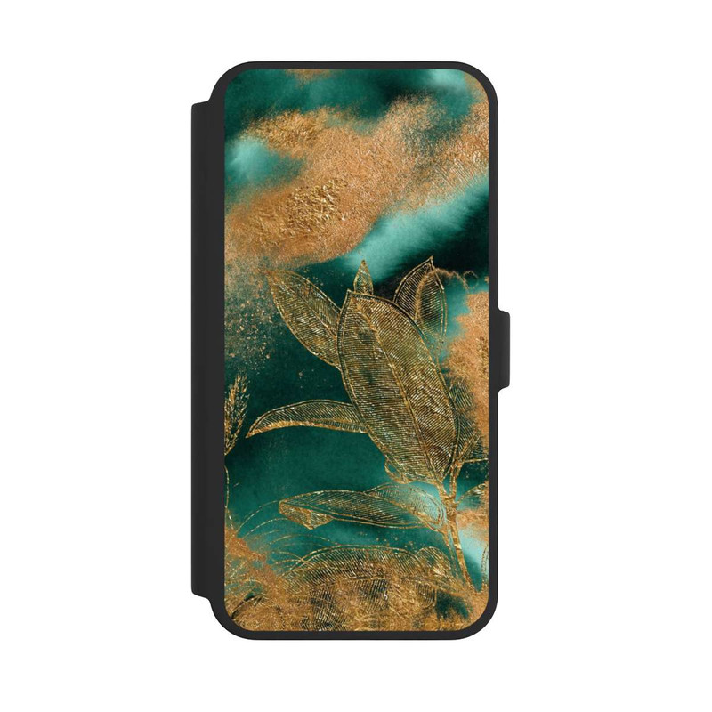 iPhone 16 Pro Max NIVOflip Gold und Grün Natur