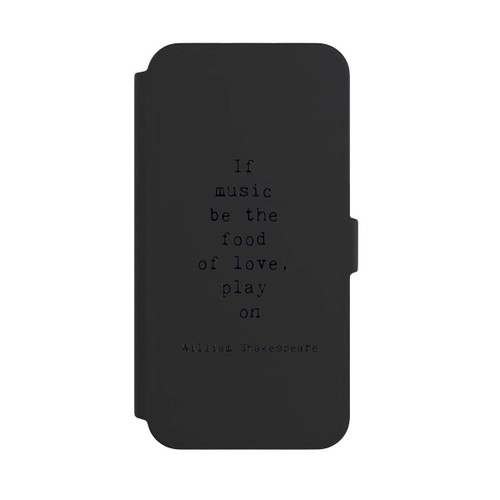 Apple iPhone 16 Pro Max NIVOflip Shakespeare Music Food Transparent
