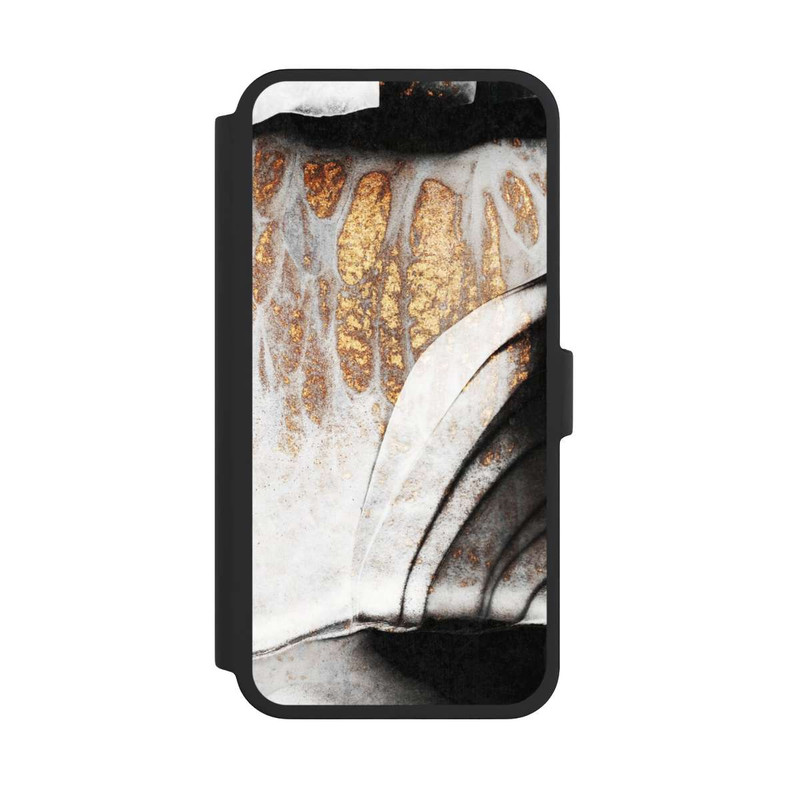 iPhone 16 Pro Max NIVOflip Veines noires et dorées