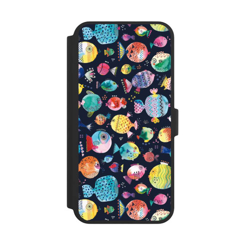 Apple iPhone 16 Pro Max NIVOflip Strandkugelfische Kinder Marineblau