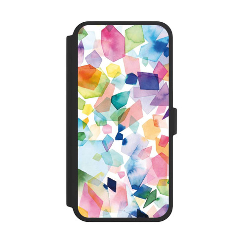 Apple iPhone 16 Pro Max NIVOflip Colorful Watercolor Gems Diamonds