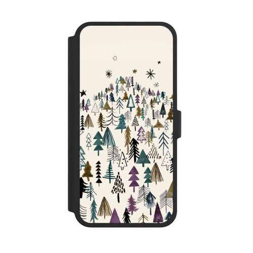 Apple iPhone 16 Pro Max NIVOflip Bergbäume Wald Lila