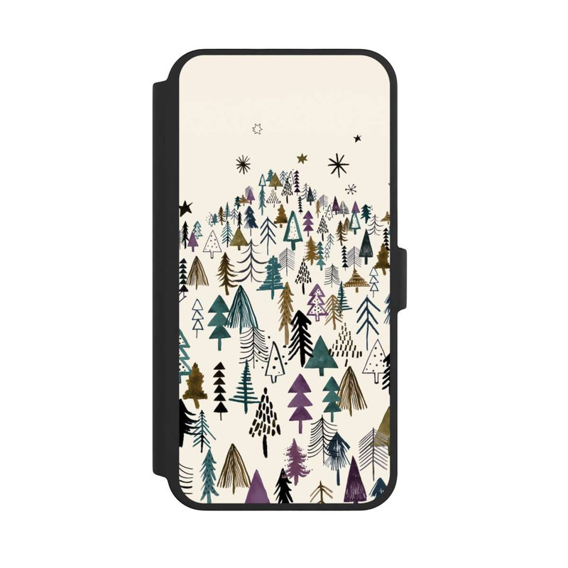 iPhone 16 Pro Max NIVOflip Bergbäume Wald Lila