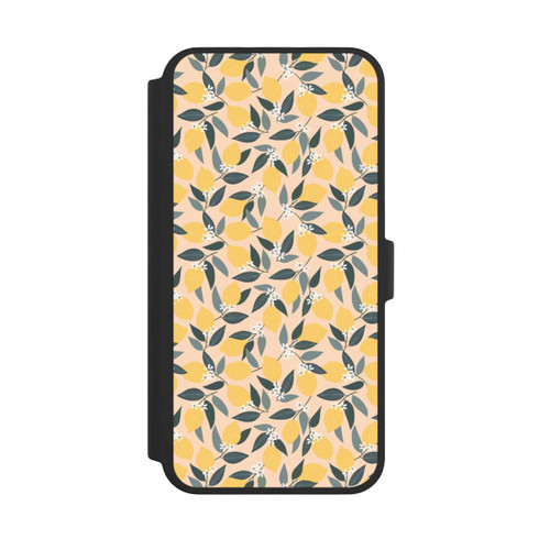 Apple iPhone 16 Pro Max NIVOflip Rosa Zitronen-Muster