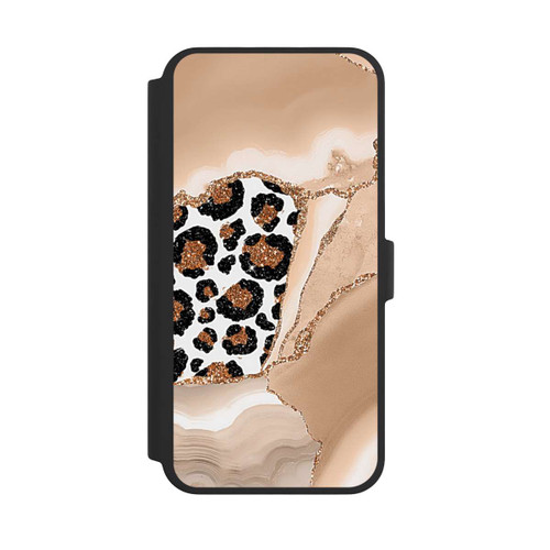 Apple iPhone 16 Pro Max NIVOflip  Muster und Texturen Hellgold