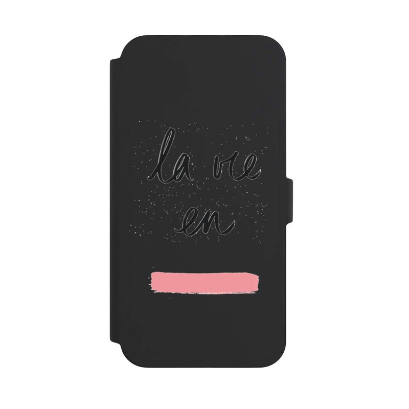 iPhone 16 Pro Max NIVOflip La vie en Pink Transparent