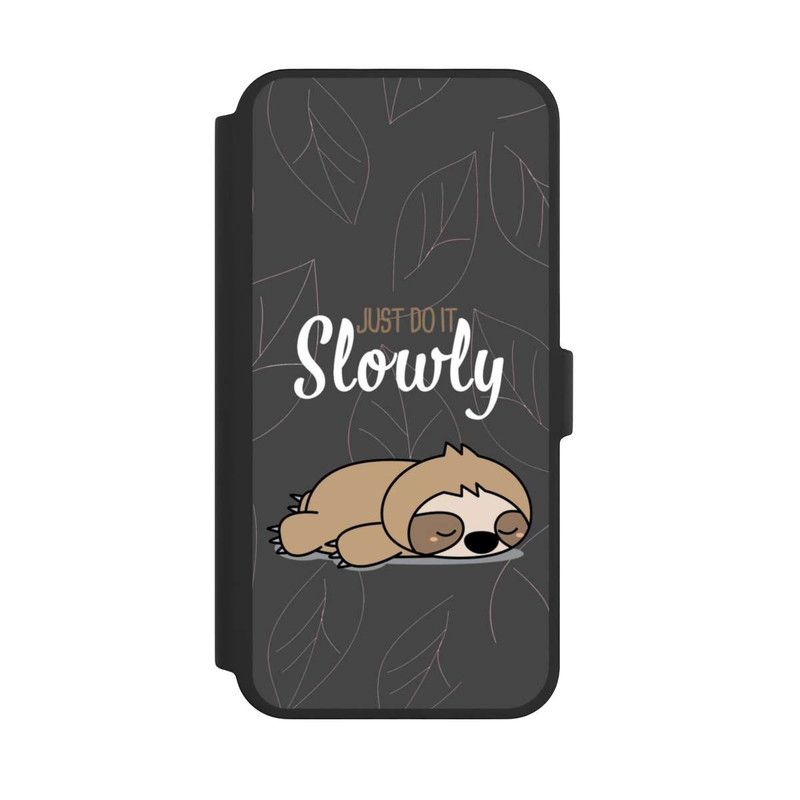 iPhone 16 Pro Max NIVOflip Just Do It Slowly Sloth Grey