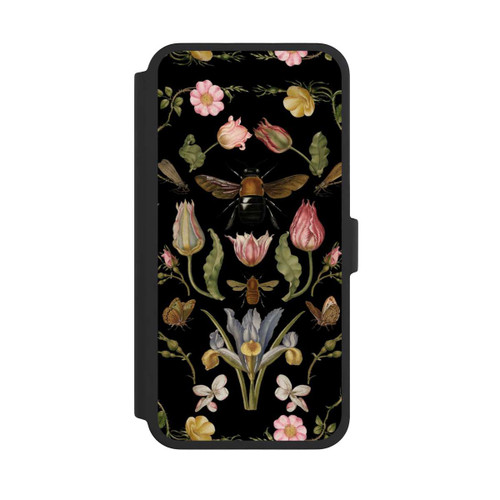Apple iPhone 16 Pro Max NIVOflip Wild Flower and Bee Black