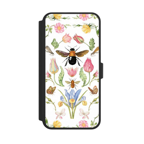 Apple iPhone 16 Pro Max NIVOflip Wildblumen mit Biene weiß