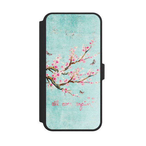 Apple iPhone 16 Pro Max NIVOflip Kirschblütenbaummuster Blau