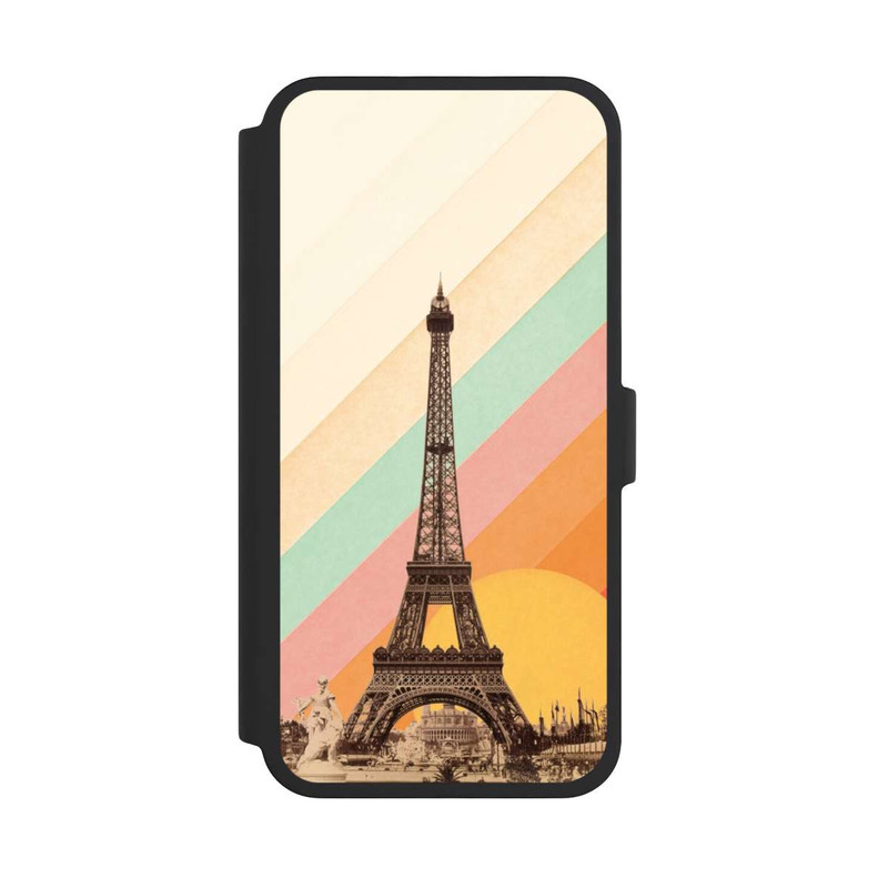 iPhone 16 Pro Max NIVOflip Tour Eiffel arc-en-ciel