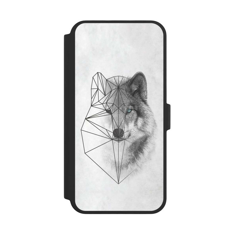 iPhone 16 Pro Max NIVOflip Polygonaler Wolf
