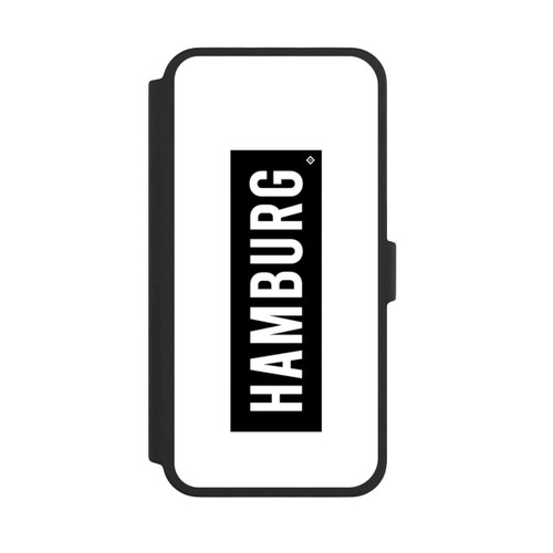 Apple iPhone 16 Pro Max NIVOflip HSV Hamburg Schwarz Weiss