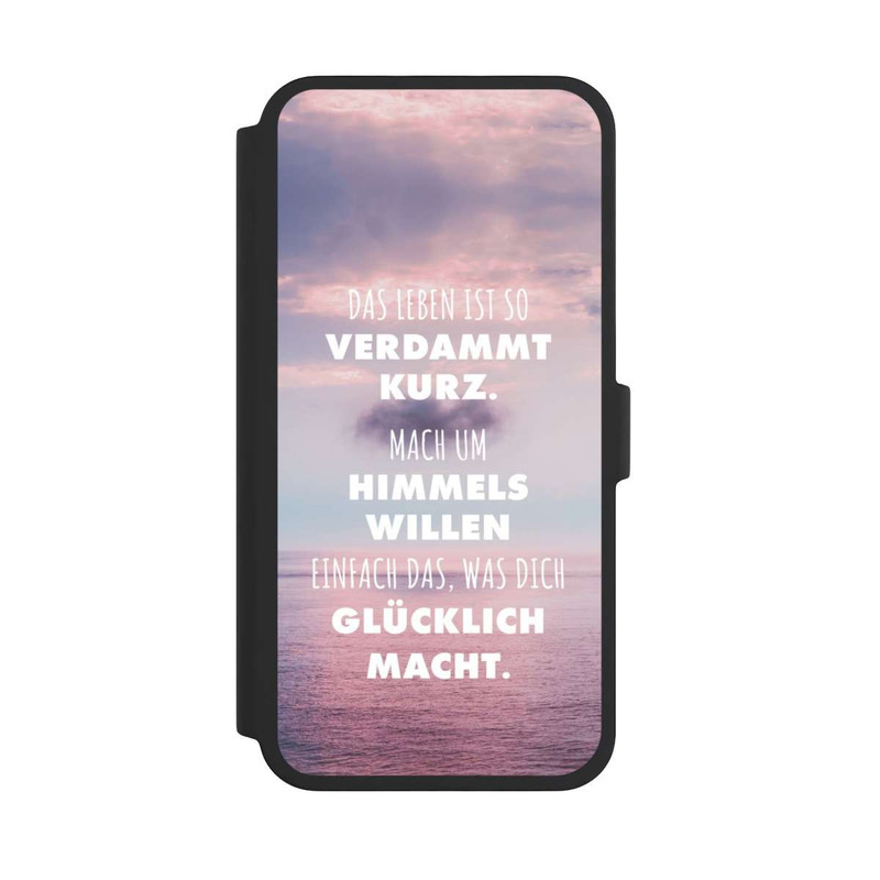 iPhone 16 Pro Max NIVOflip Das Leben Ist So Verdammt Kurz