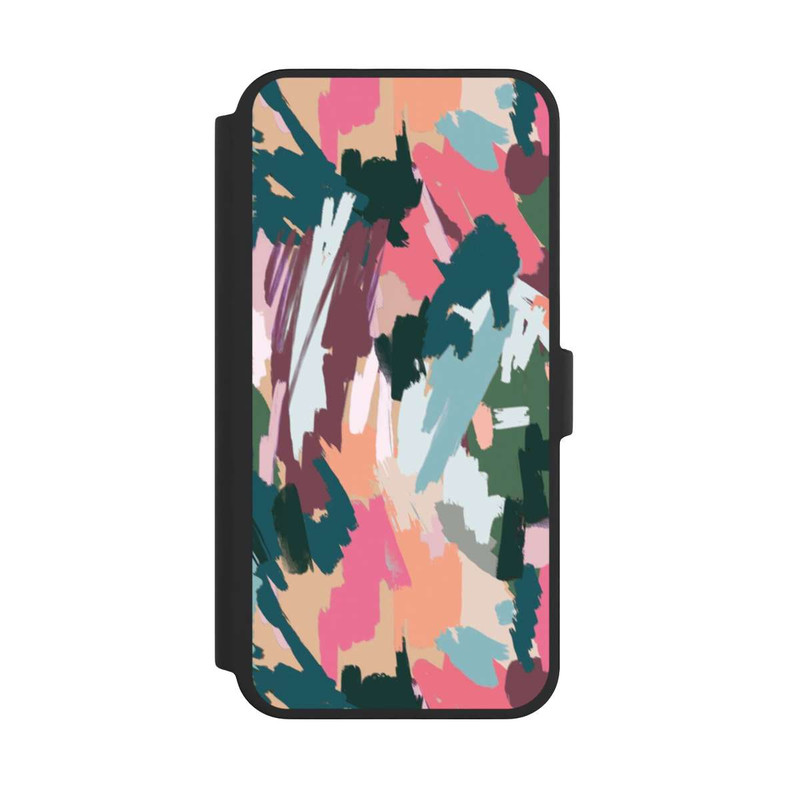 iPhone 16 Pro Max NIVOflip Abstrakte künstlerische Textur Rosa