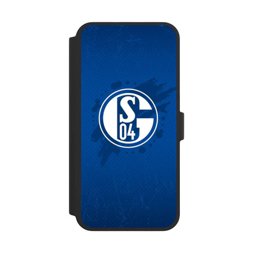 Apple iPhone 16 Pro Max NIVOflip Schalke 04 Farbe Fleck Blau