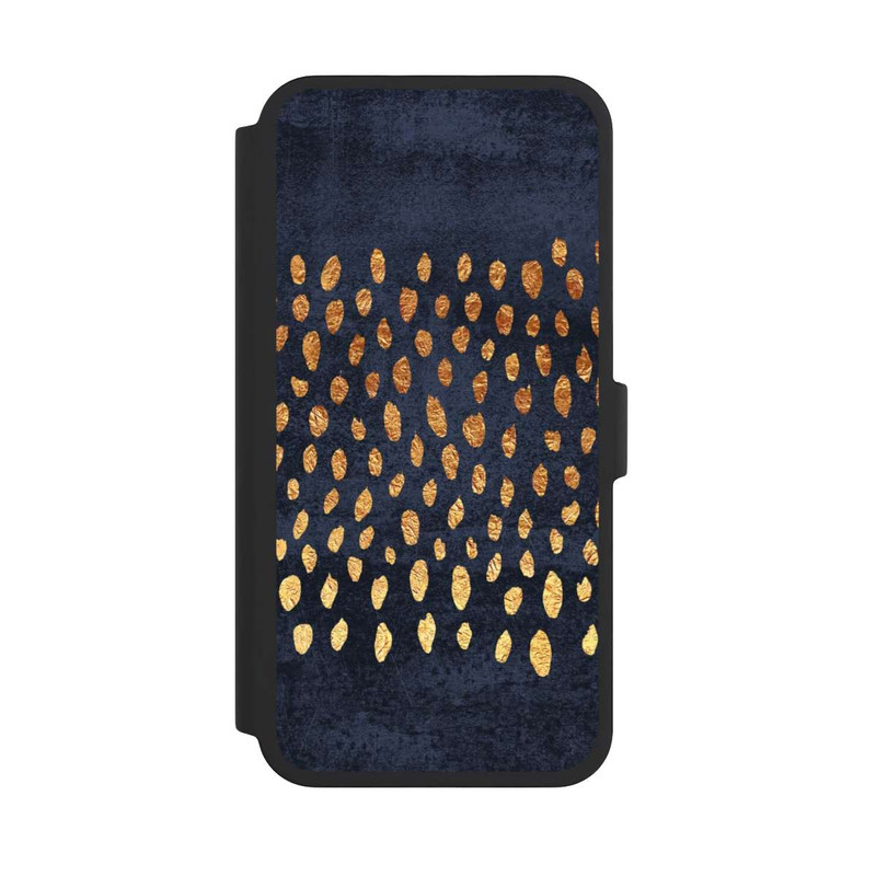 iPhone 16 Pro Max NIVOflip Or & Bleu Pattern