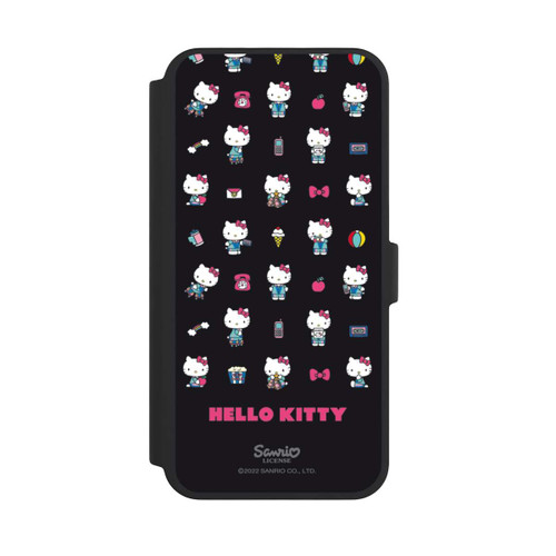 Apple iPhone 16 Pro Max NIVOflip Hello Kitty 90s Schwarz