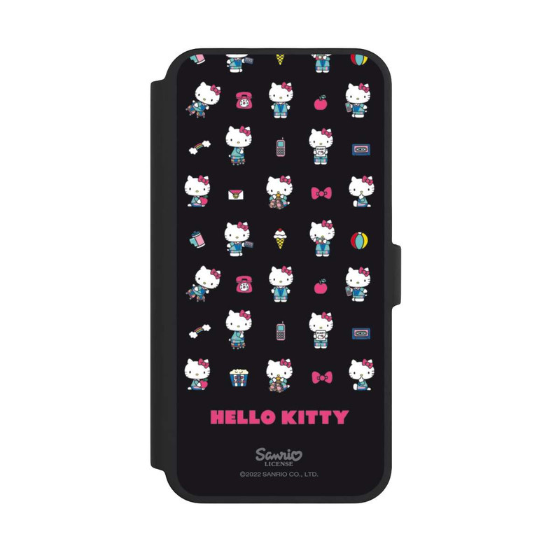 iPhone 16 Pro Max NIVOflip Hello Kitty 90s Schwarz