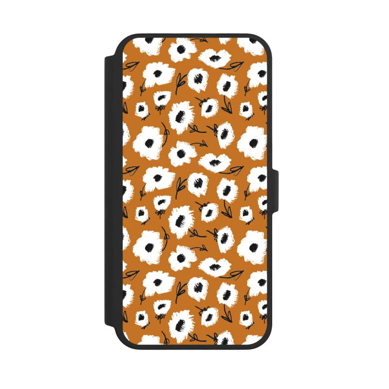 iPhone 16 Pro Max NIVOflip Pattern Fleurs Ocres