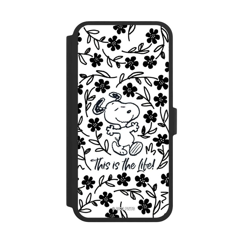 iPhone 16 Pro Max NIVOflip Snoopy Black and White This Is The Life