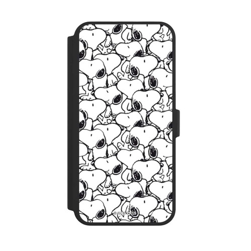 Apple iPhone 16 Pro Max NIVOflip Snoopy Muster Schwarz und Weiß