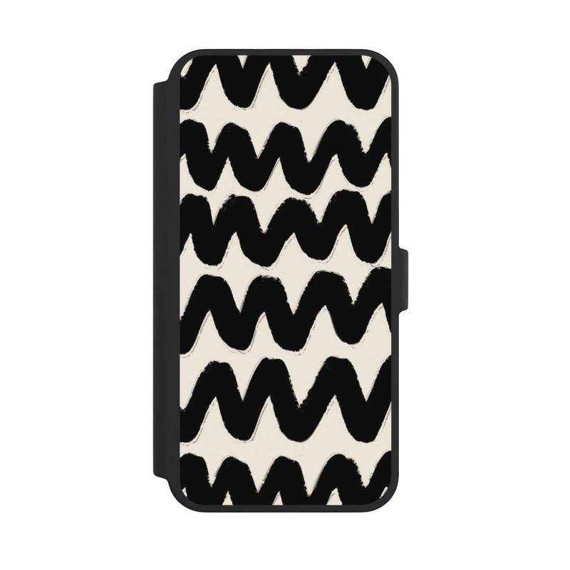 iPhone 16 Pro Max NIVOflip Vagues Noires Pattern
