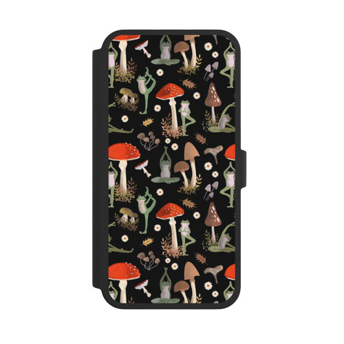 Apple iPhone 16 Pro Max NIVOflip Yoga Frogs with Mushrooms