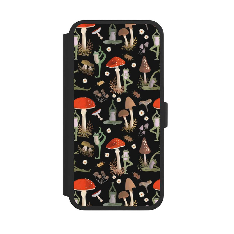iPhone 16 Pro Max NIVOflip Yoga Frogs with Mushrooms