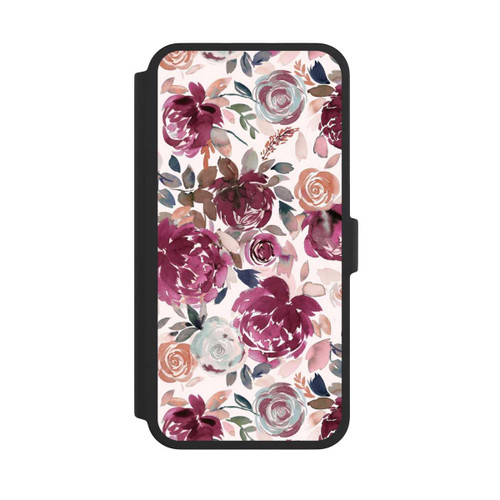 Apple iPhone 16 Pro Max NIVOflip Autumn Peonies and roses Pink