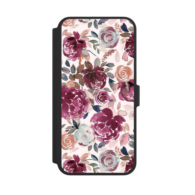 iPhone 16 Pro Max NIVOflip Herbstpfingstrosen und Rosen in Rosa