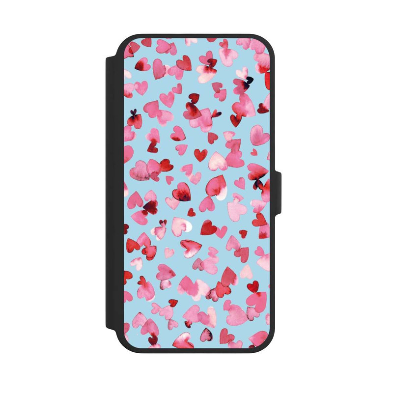 iPhone 16 Pro Max NIVOflip Valentinstagsherzen in rosa blau