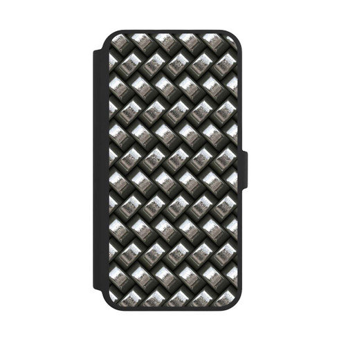 Apple iPhone 16 Pro Max NIVOflip Glamour Silver Metal