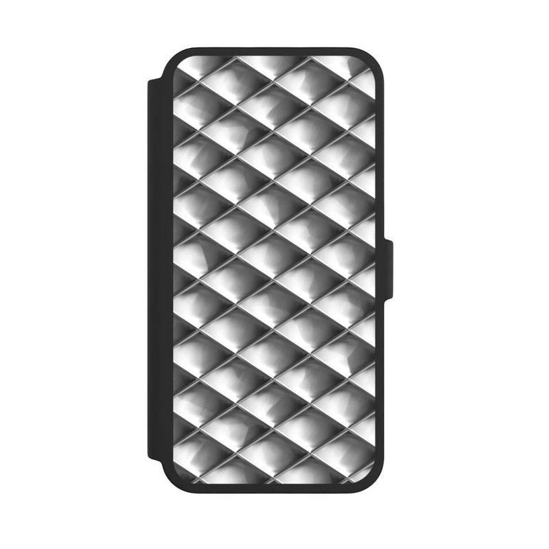 iPhone 16 Pro Max NIVOflip Carrés argentés Glamour