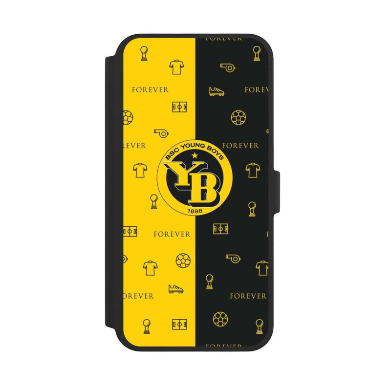 iPhone 16 Pro Max NIVOflip BSC YB Gelb Schwarz Muster