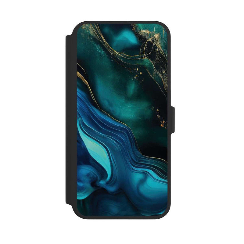 iPhone 16 Pro Max NIVOflip Blaugoldene Tinte