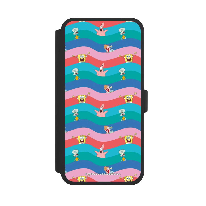 iPhone 16 Pro Max NIVOflip Spongebob Freunde Bunte Wellen
