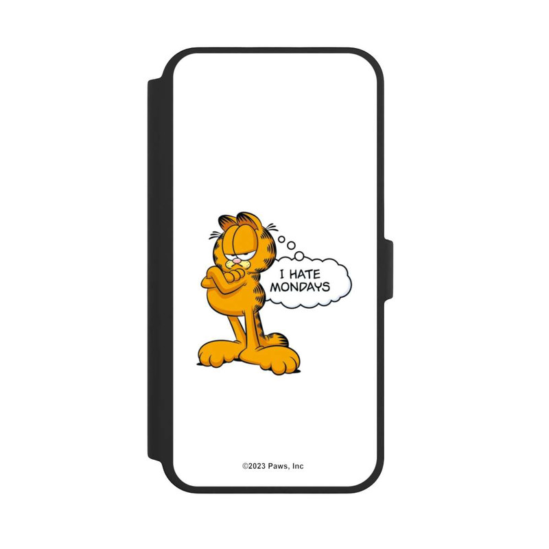 iPhone 16 Pro Max NIVOflip Garfield I Hate Mondays Weiß