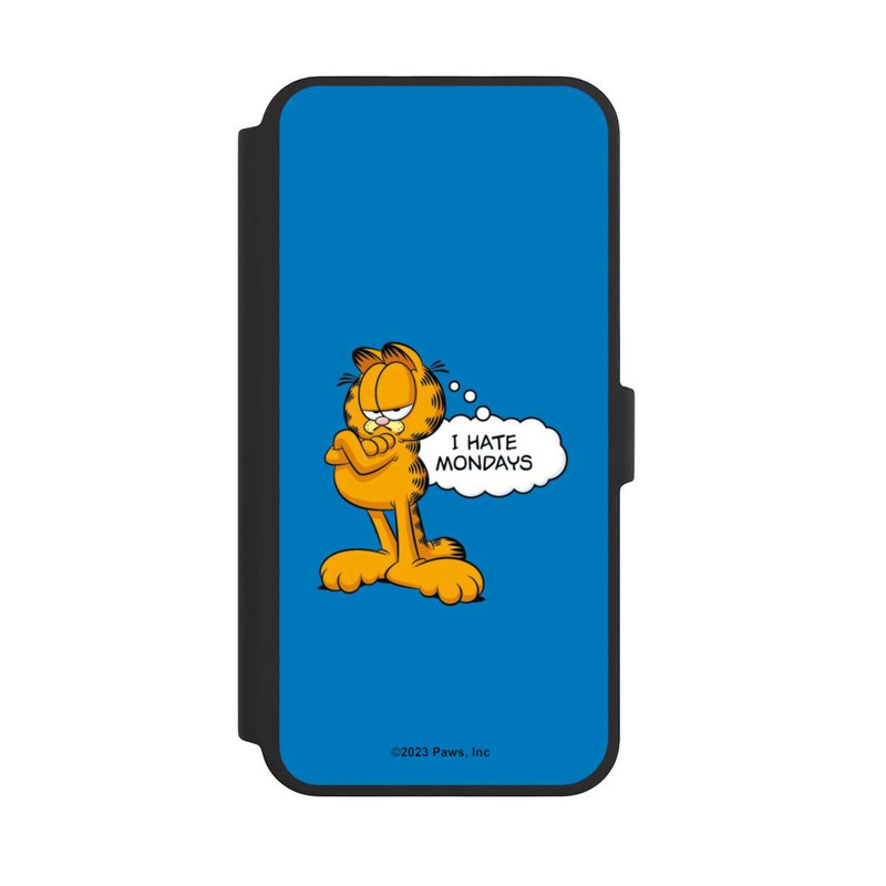 iPhone 16 Pro Max NIVOflip Garfield I Hate Mondays Blau