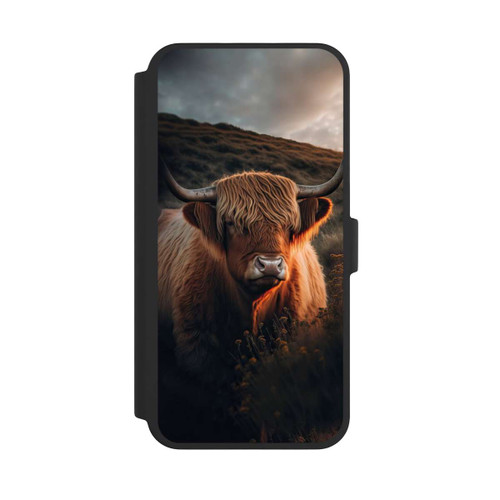 Apple iPhone 16 Pro Max NIVOflip Vache Highland avec de grandes cornes avec IA