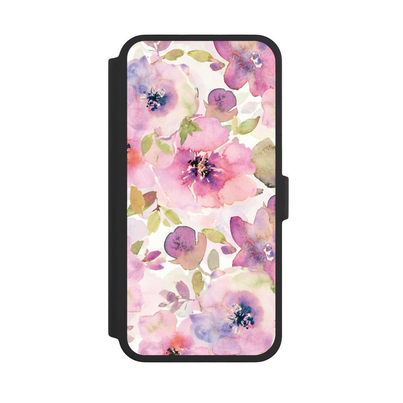 iPhone 16 Pro Max NIVOflip Tapete mit rosa Blumen