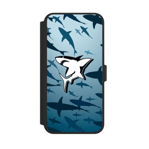 Apple iPhone 16 Pro Max NIVOflip Haie Muster Blau