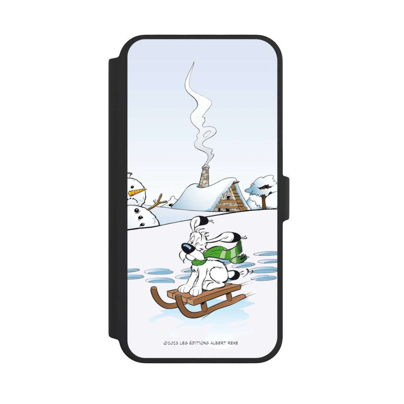 iPhone 16 Pro Max NIVOflip Idéfix fait du traîneau
